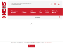 Tablet Screenshot of nehs.de